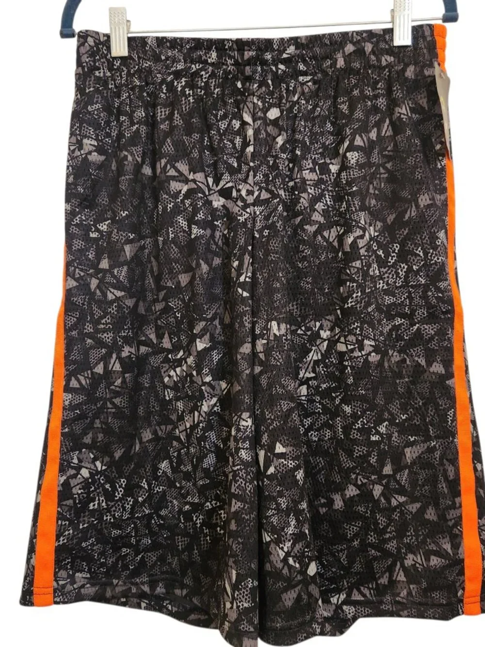 NWT C9 By Champion Charcoal Shorts With Orange Side Details Size XL (16-18) - Picture 7 of 8